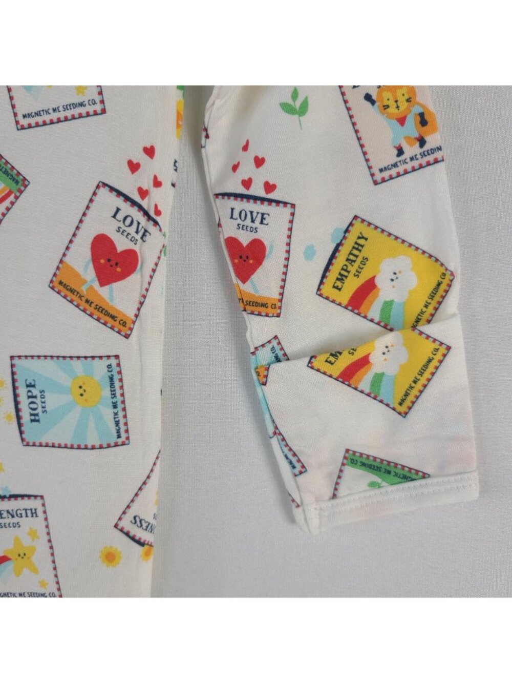 NEW Magnetic Me Adler Seeds Modal Magnetic Footie Baby Pajamas Sz 3-6M - Picture 6 of 6
